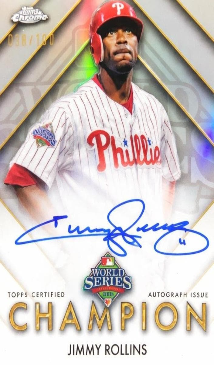 Jimmy Rollins 2025 topps Chrome