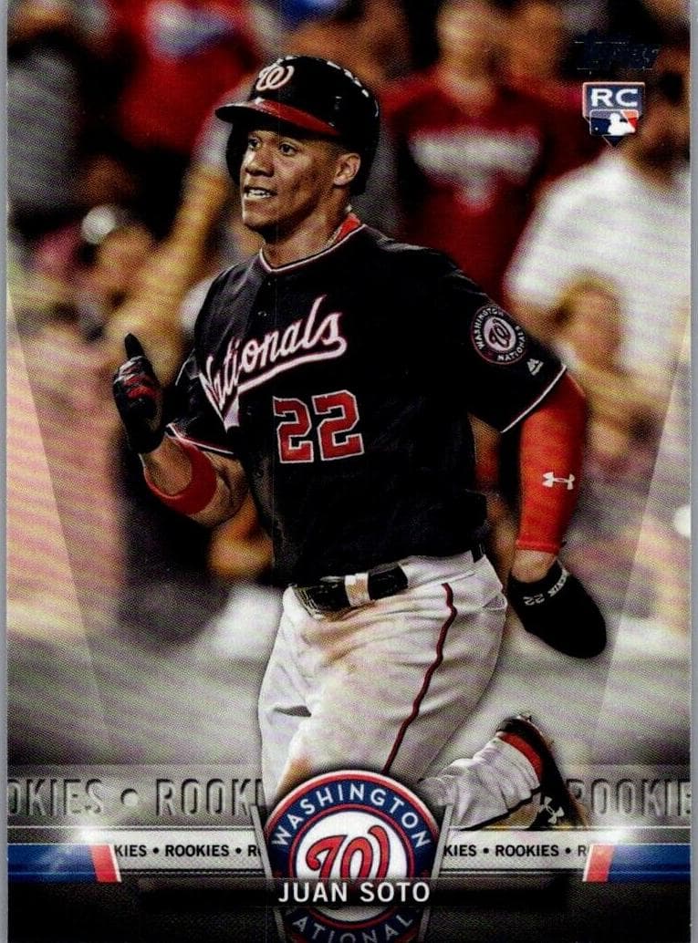 Juan Soto 2018 topps Topps Update