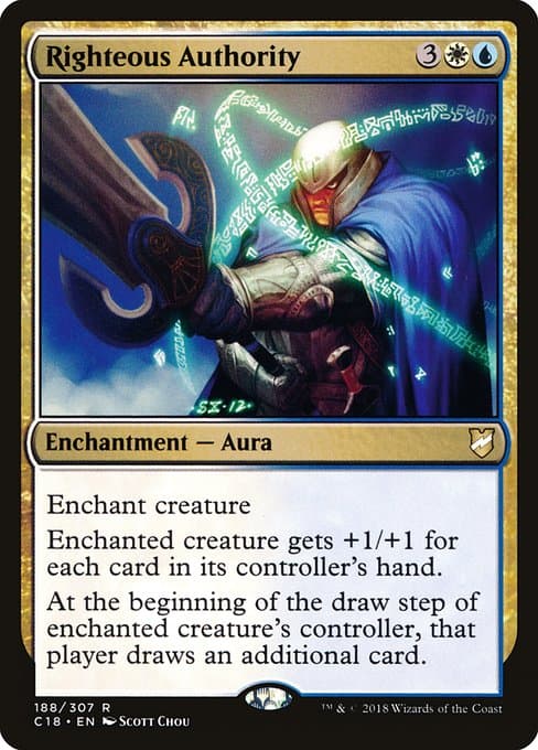 Righteous Authority 2012 Magic: The Gathering Return to Ravnica