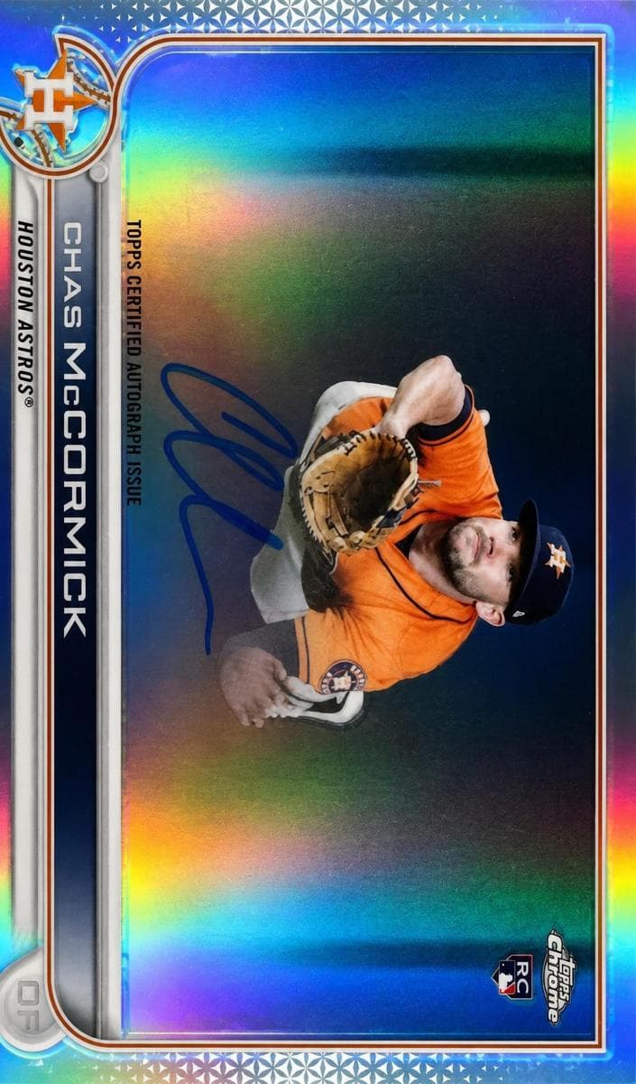Chas McCormick 2022 topps Topps Chrome
