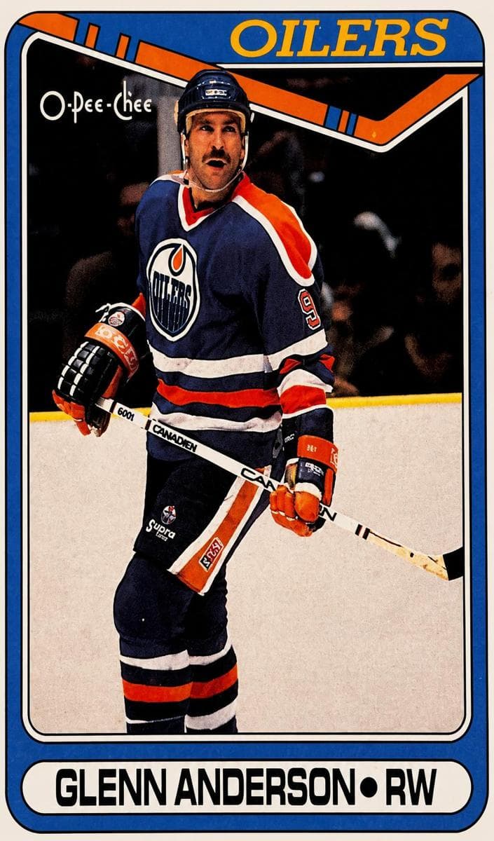 Glenn Anderson 1990 topps