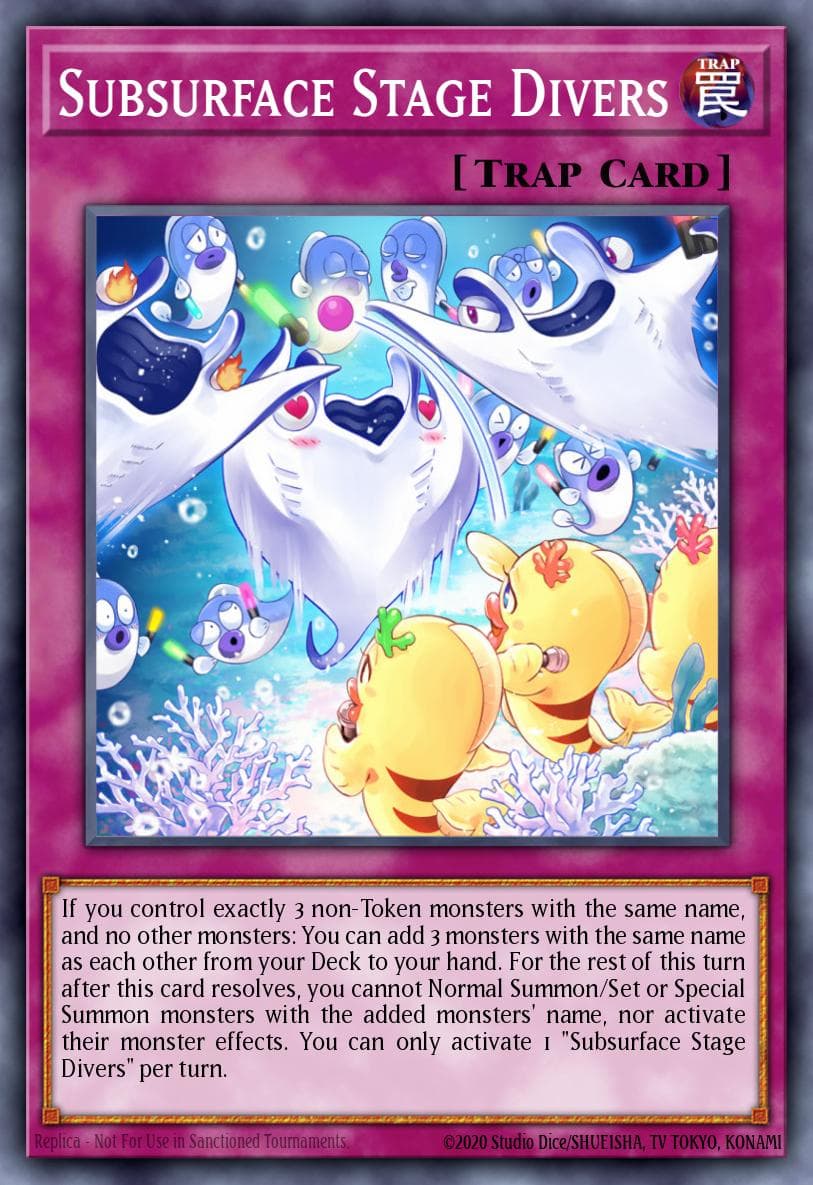 Subsurface Stage Divers 2018 Yu-Gi-Oh! Soul Fusion