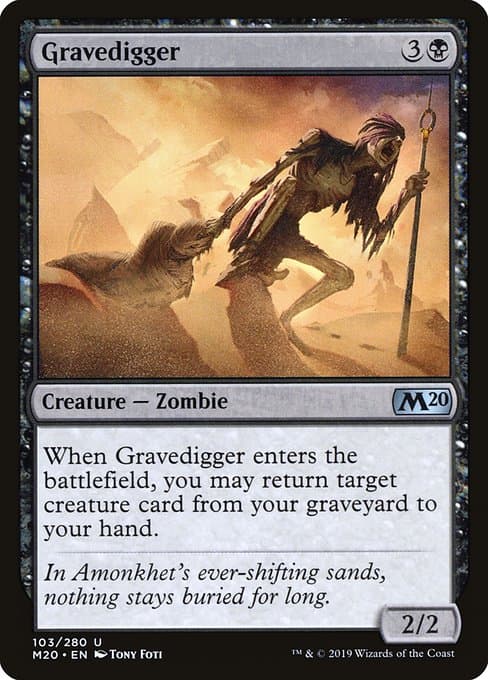 Gravedigger 2018 Magic: The Gathering