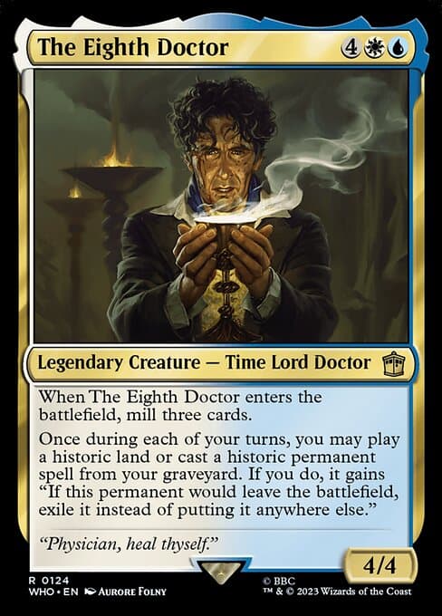 The Eighth Doctor 2023 Magic: The Gathering Doctor Who