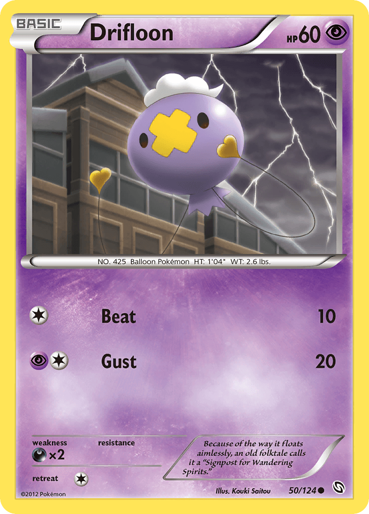 Drifloon 2012 Pokemon Dragons Exalted
