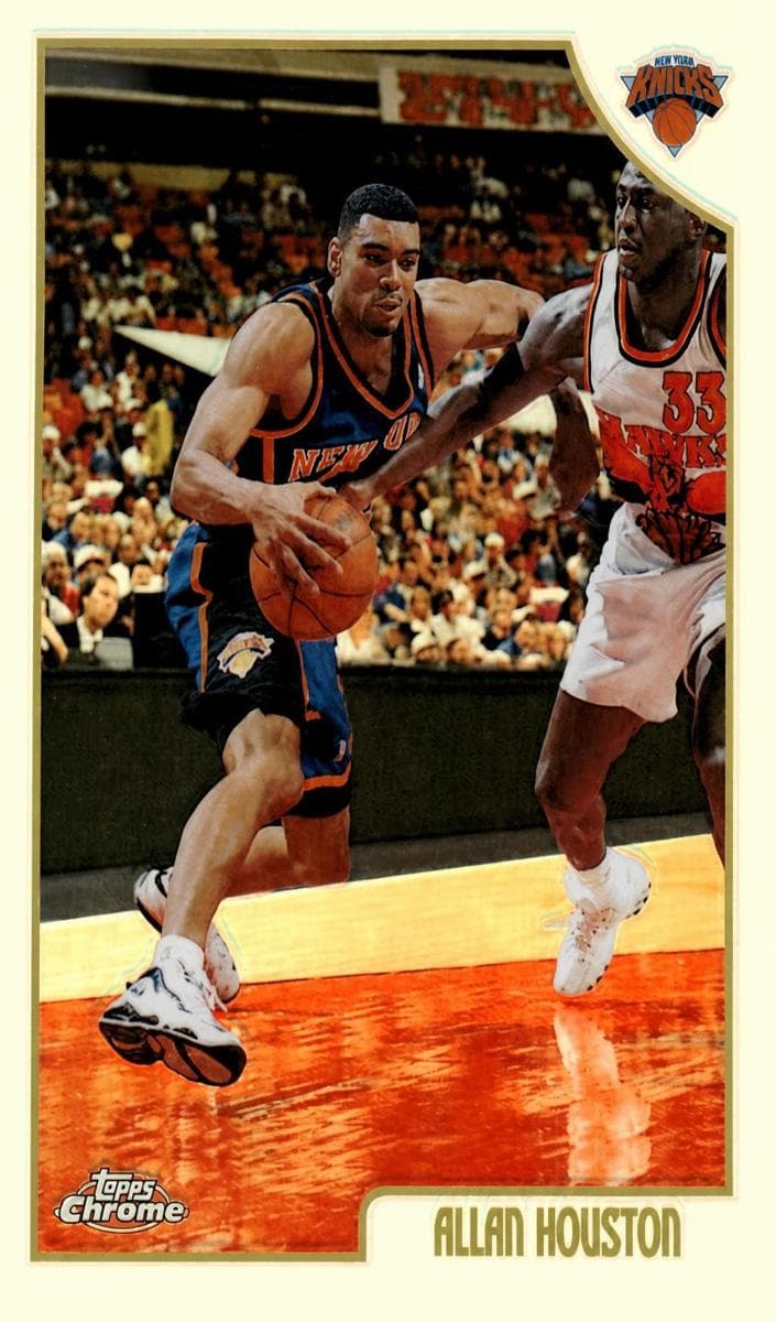 Allan Houston 1998 topps Topps Chrome