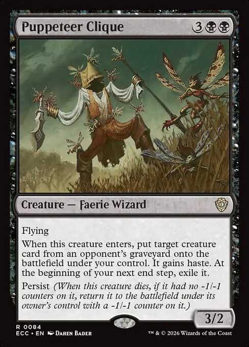 Puppeteer Clique 2026 Magic: The Gathering Lorwyn Eclipsed Commander