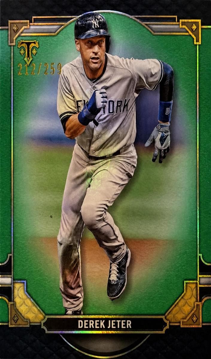 Derek Jeter 2022 topps Topps Triple Threads