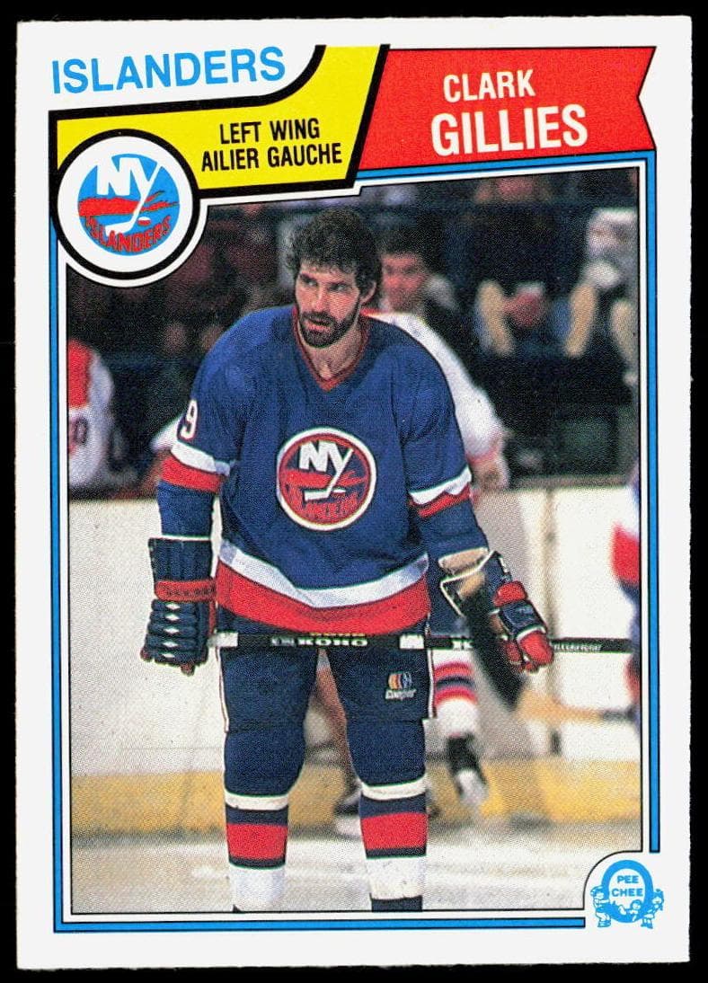 Clark Gillies 1983 topps O-Pee-Chee