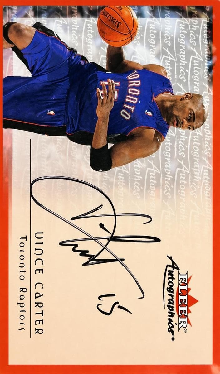 Vince Carter 2000 fleer