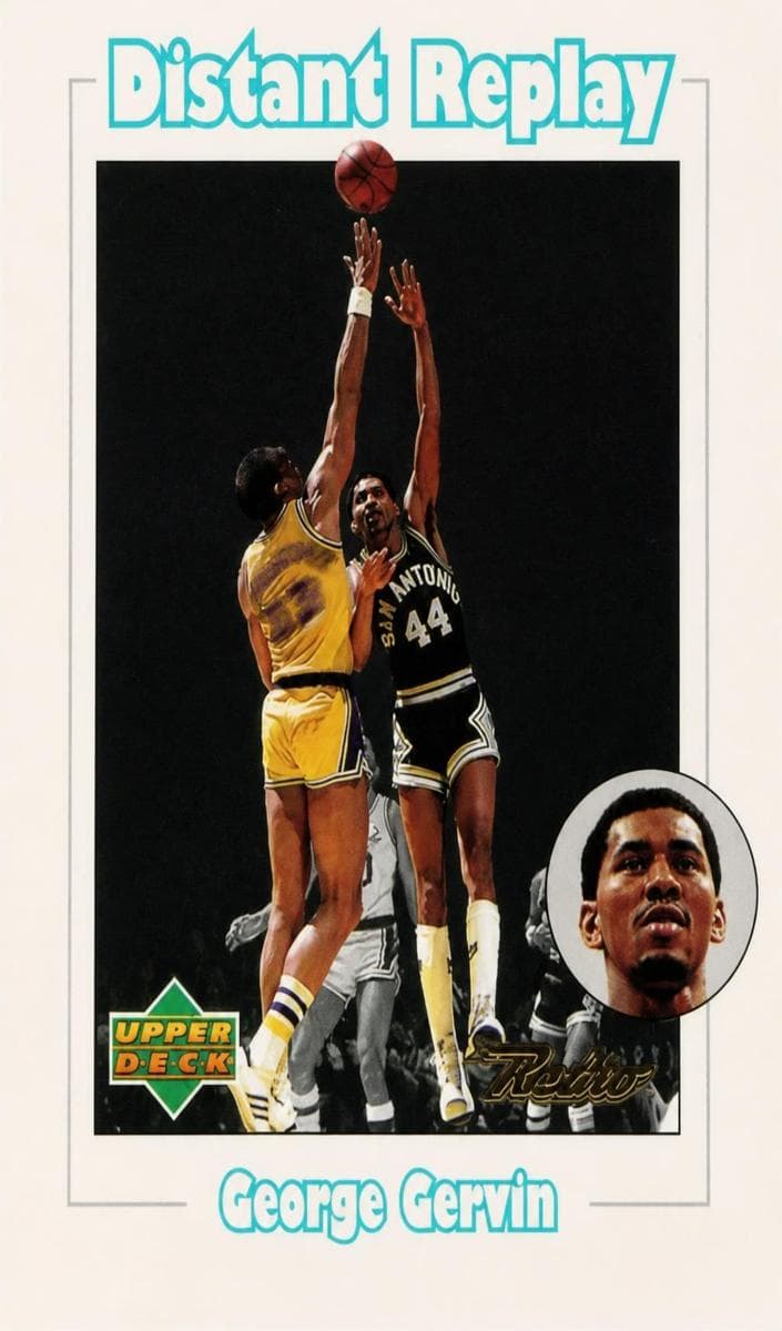 George Gervin 1999 upper-deck Retro