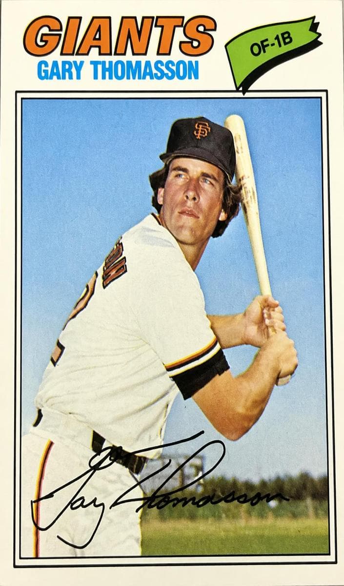 Gary Thomasson 1977 topps Topps