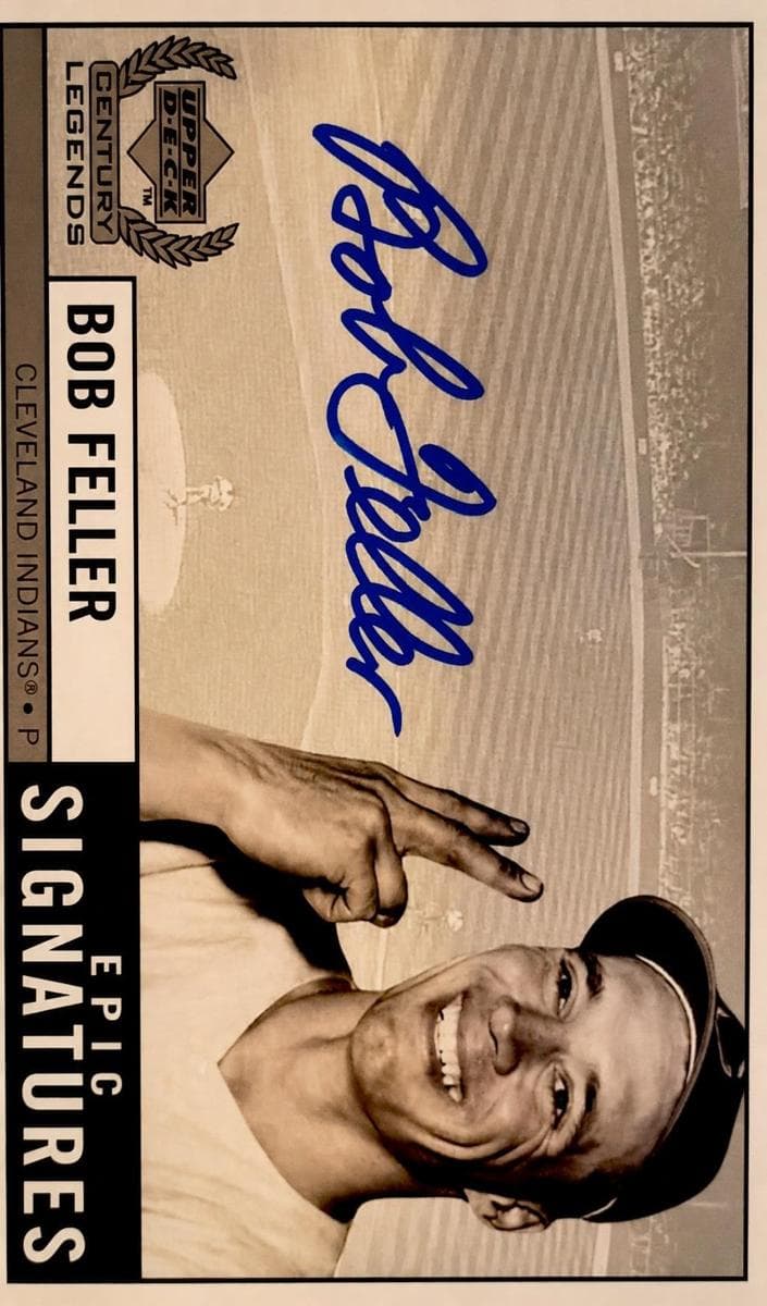 Bob Feller 1999 upper-deck Upper Deck Century Legends