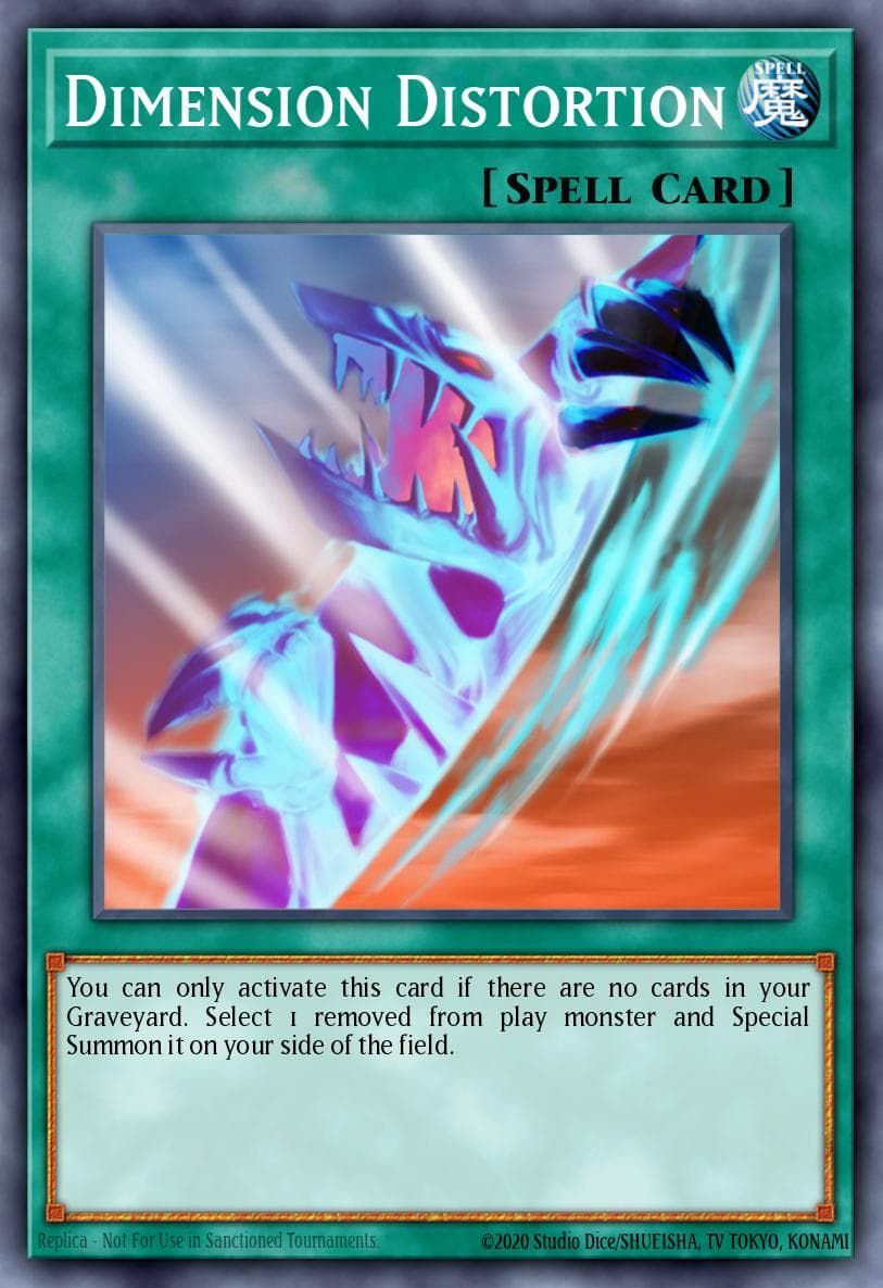 Dimension Distortion 2003 Yu-Gi-Oh! Japanese Controller of Chaos