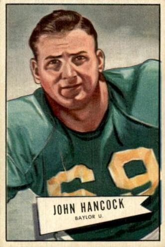 John Lee Hancock 1952 bowman Bowman Small