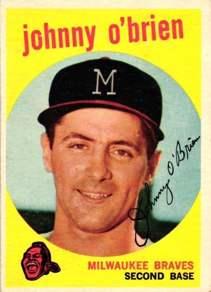 Johnny O'Brien 1959 topps Topps