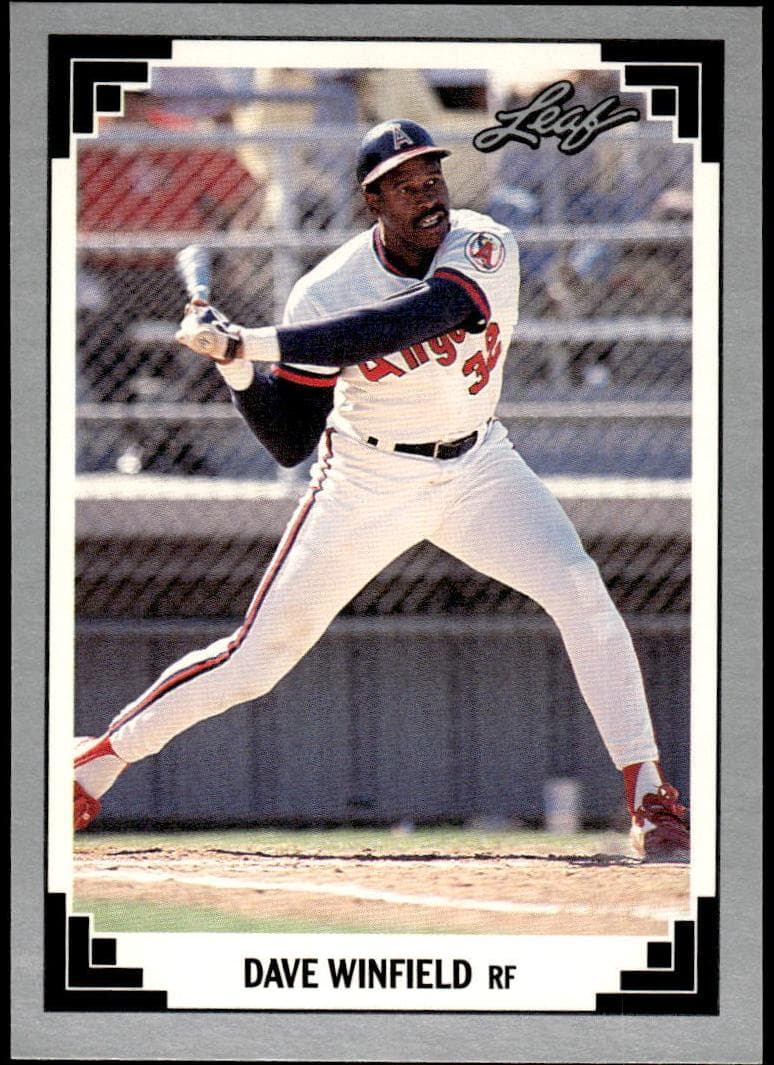 Dave Winfield 1991 leaf Leaf