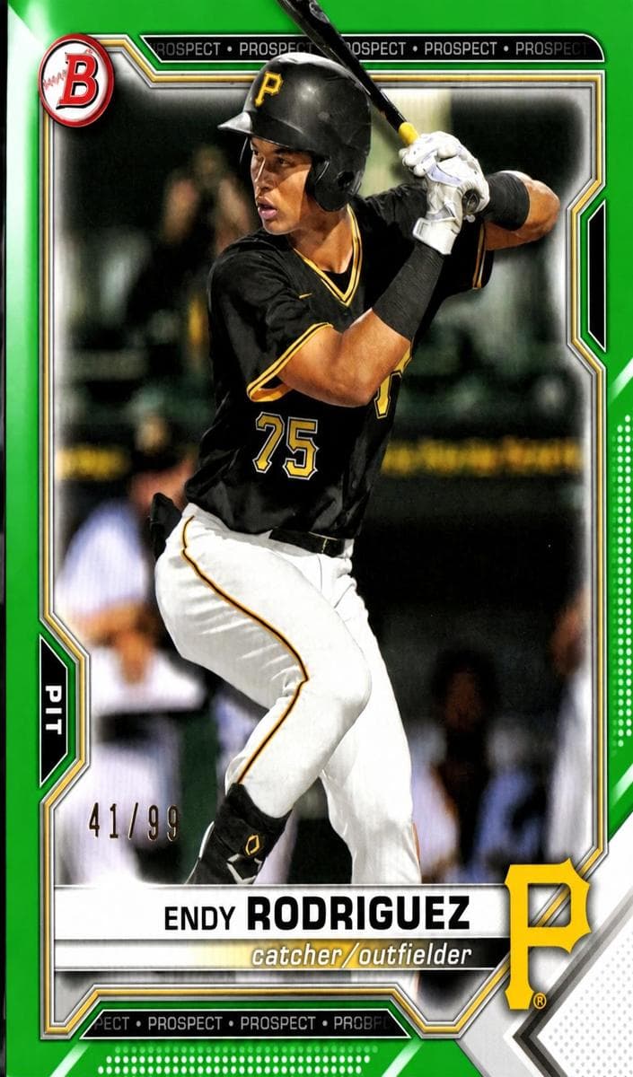 Endy Rodriguez 2021 bowman Bowman Draft