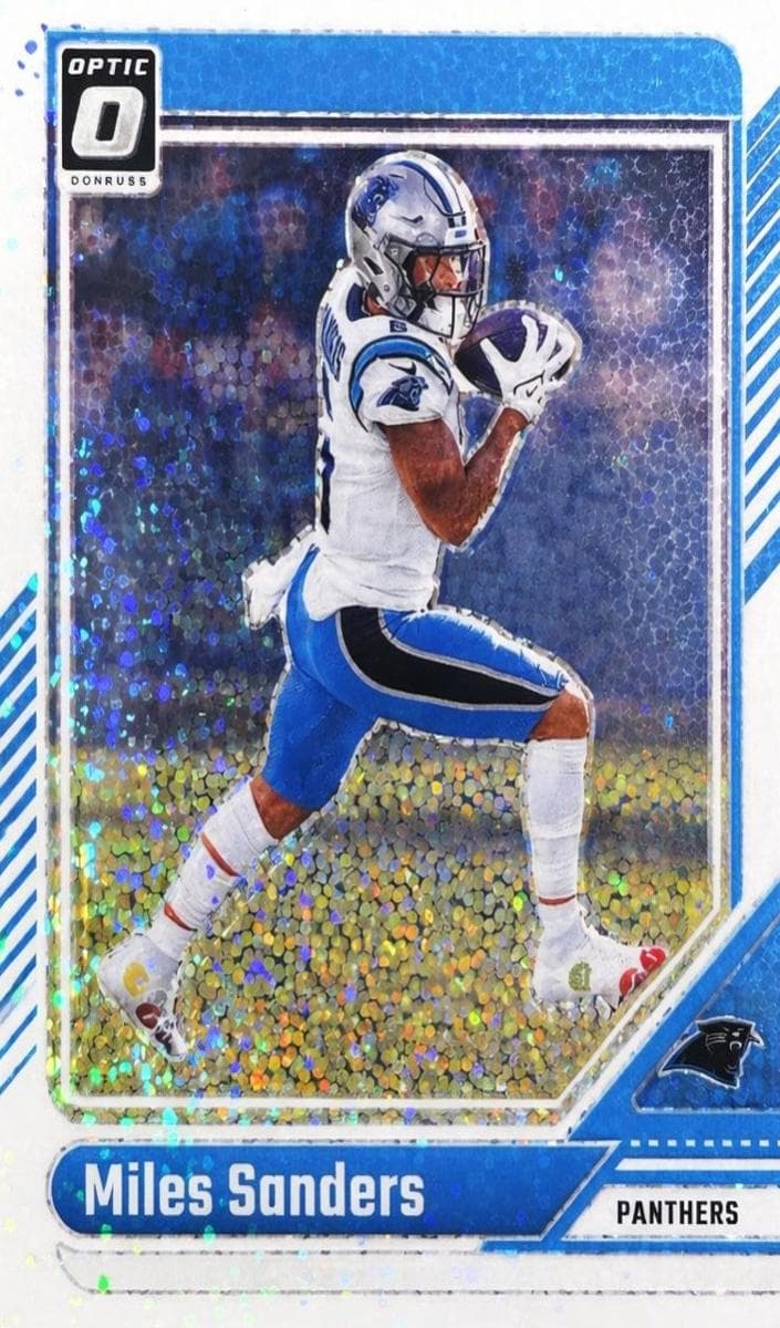 Christian McCaffrey 2024 panini Panini Donruss Optic