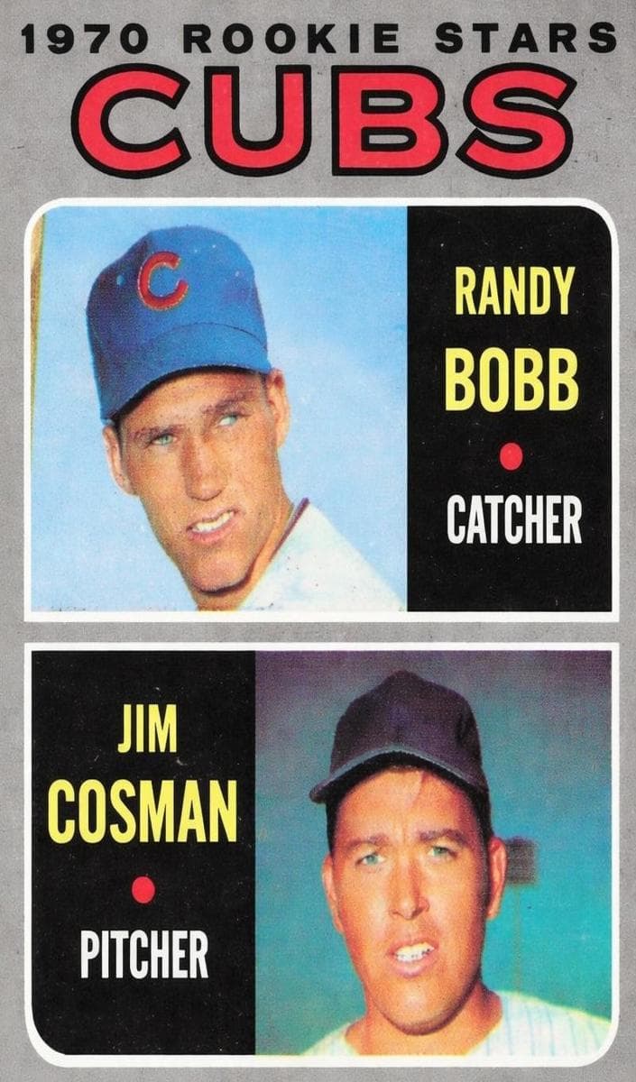 Cubs 1970 Rookie Stars (Randy Bobb / Jim Cosman) #429