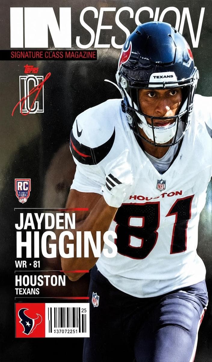Jayden Higgins 2025 topps Topps Signature Class