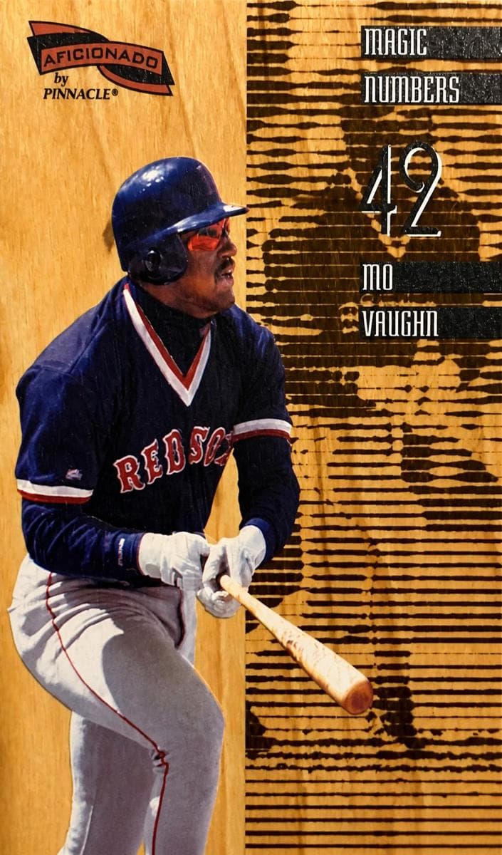 Mo Vaughn 1996 unknown Pinnacle Aficionado