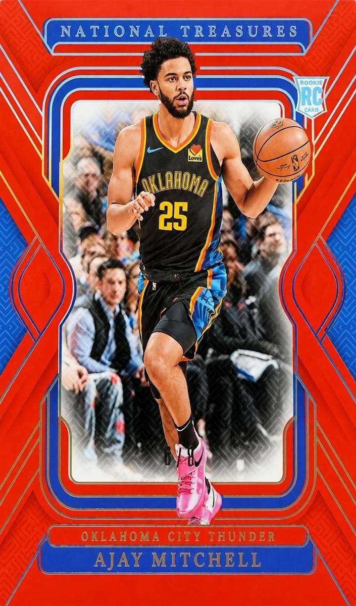 Ajay Mitchell 2024 panini Panini National Treasures