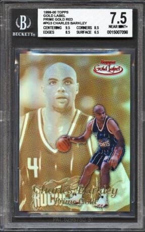 Charles Barkley 1999 topps Topps Gold Label