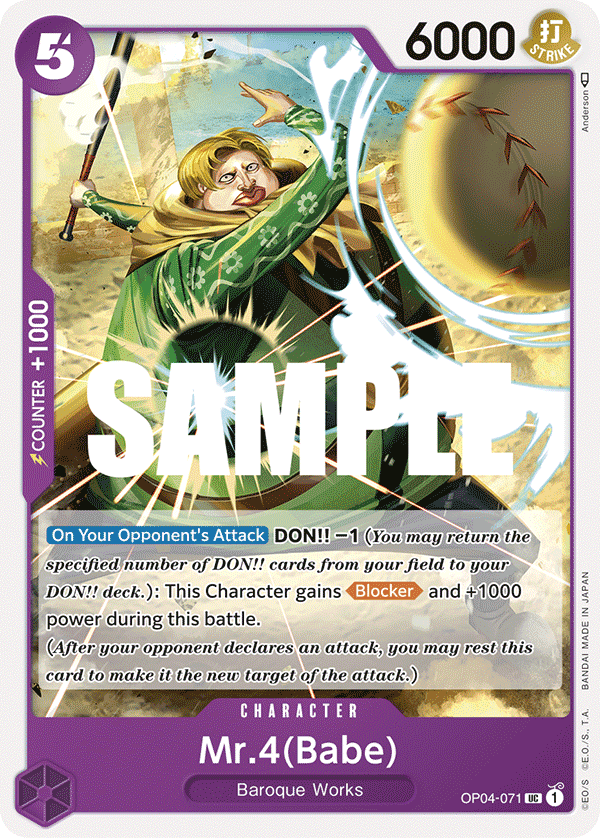 Mr.4 Babe 2023 One Piece Kingdoms of Intrigue
