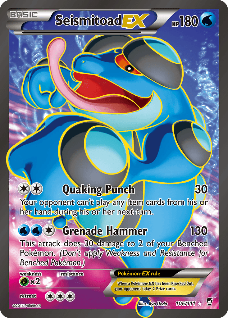 Seismitoad EX #106