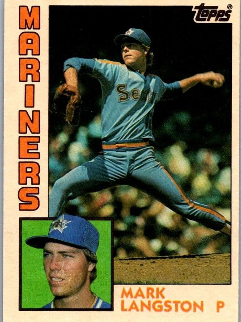 Mark Langston 1984 topps