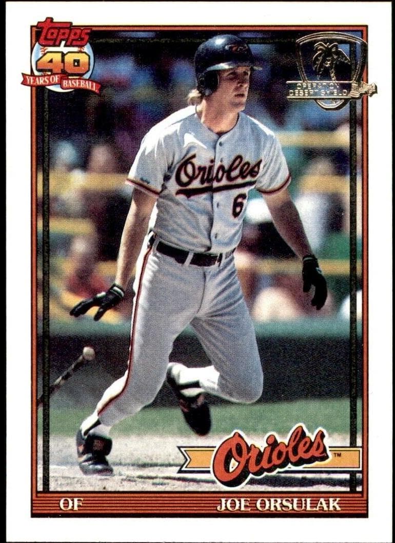Joe Orsulak 1991 topps Topps