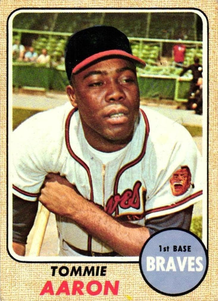 Tommie Aaron 1968 topps Topps