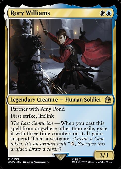 Rory Williams 2023 Magic: The Gathering Doctor Who