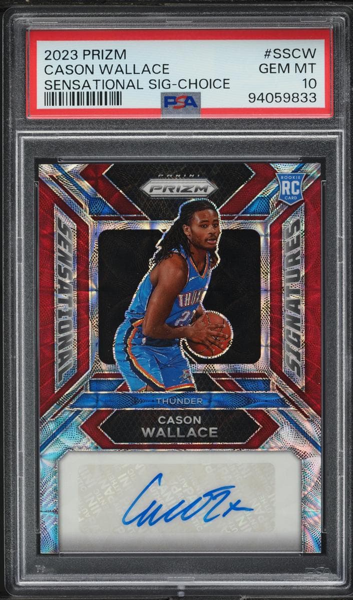 Cason Wallace 2023 panini Panini Prizm