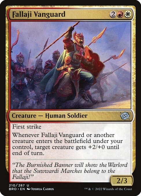 Fallaji Vanguard 2022 Magic: The Gathering Brother's War