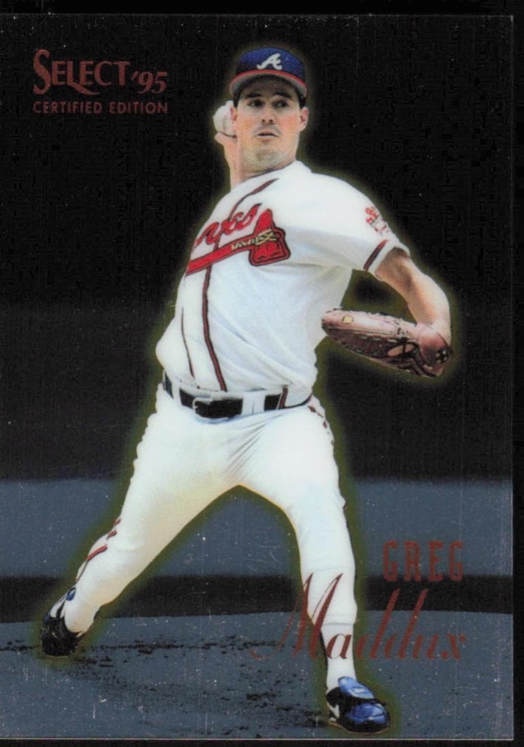 Greg Maddux 1995 panini Certified