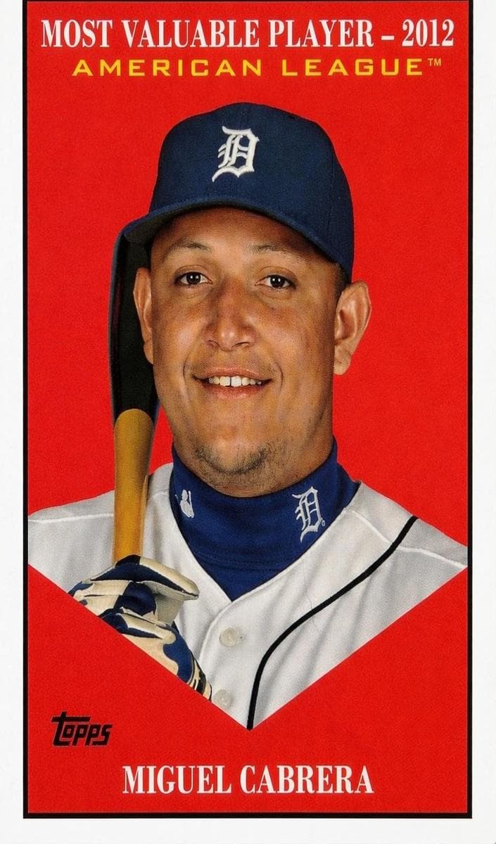 Miguel Cabrera 2025 topps Update Most Valuable