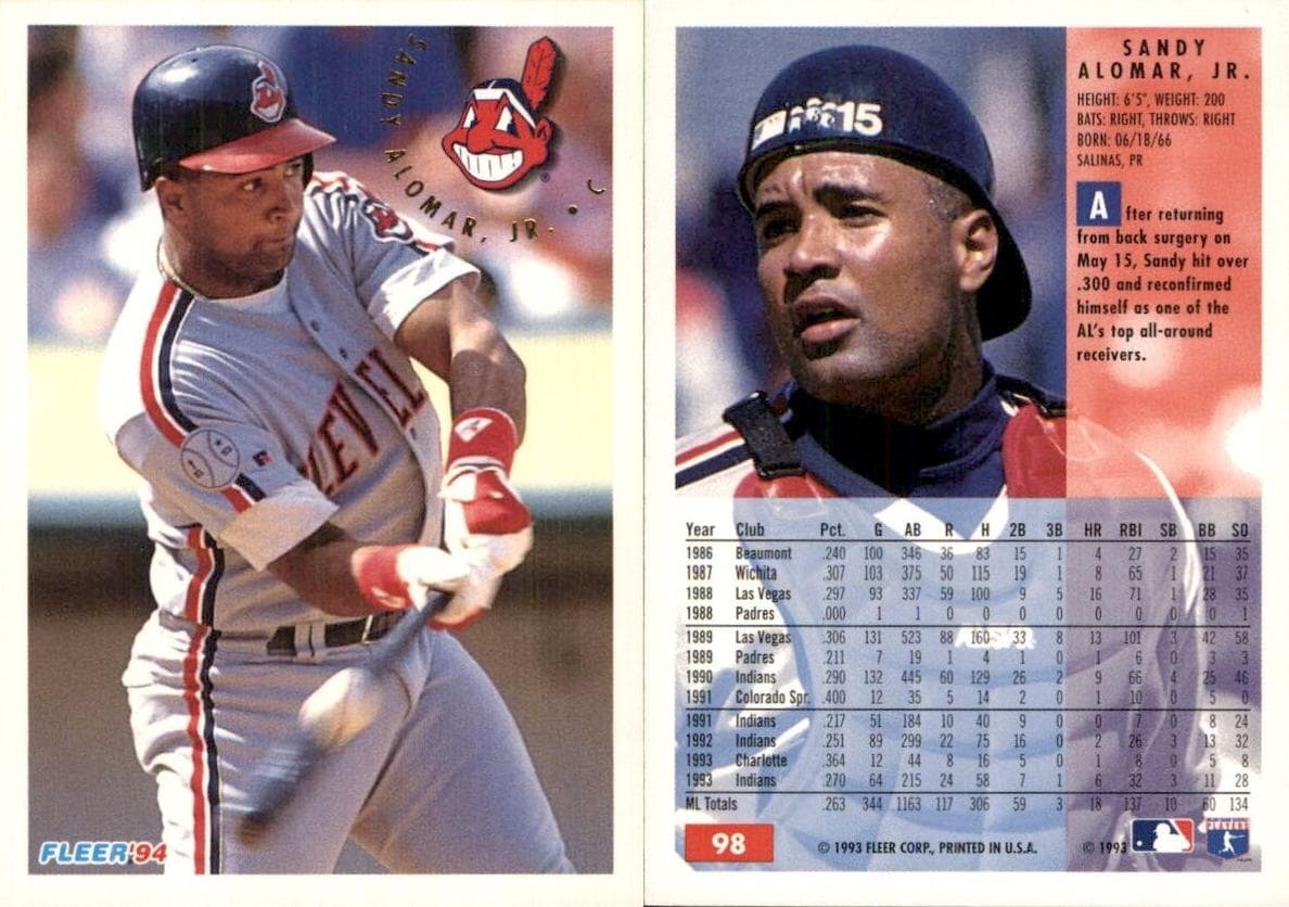 Sandy Alomar Jr. #98