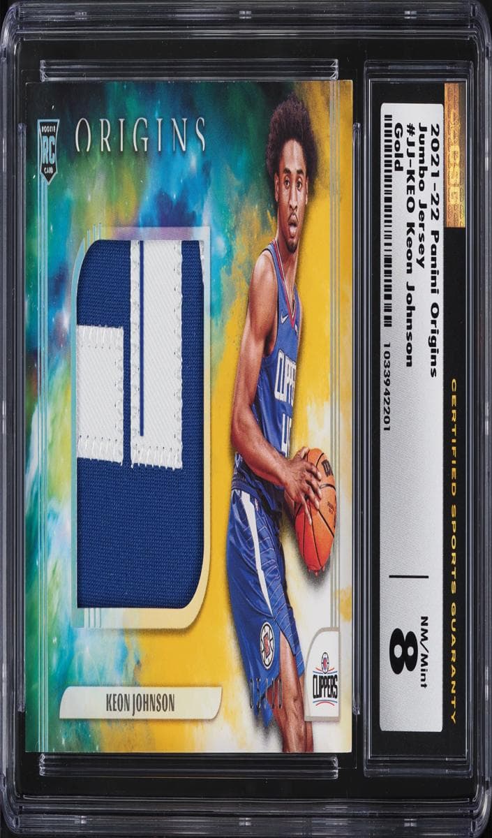 Keon Johnson 2021 panini Panini Origins