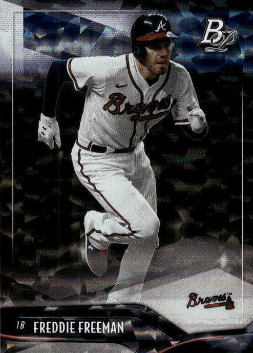 Freddie Freeman 2021 bowman Bowman Platinum