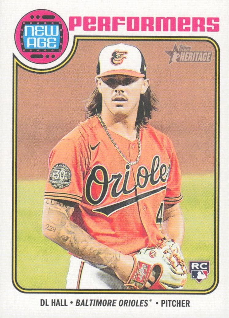 DL Hall 2023 topps Topps Heritage