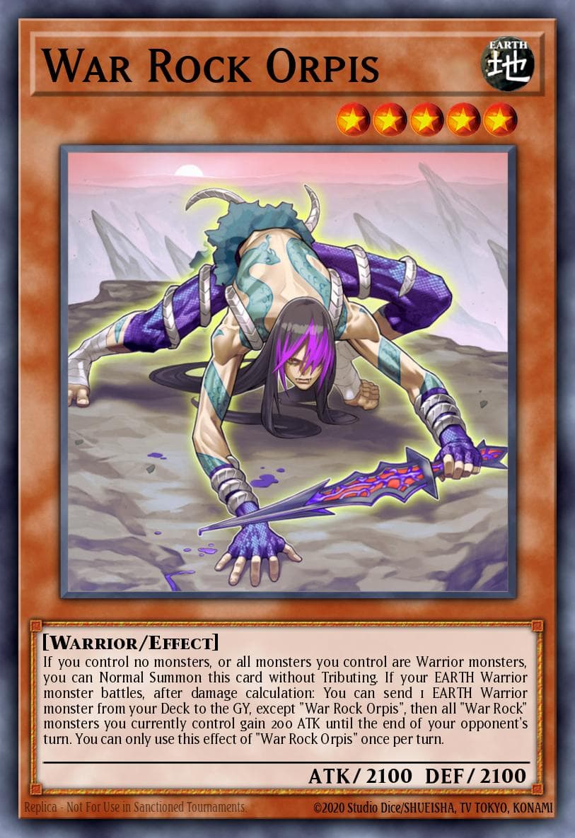 War Rock Orpis 2021 Yu-Gi-Oh! Blazing Vortex