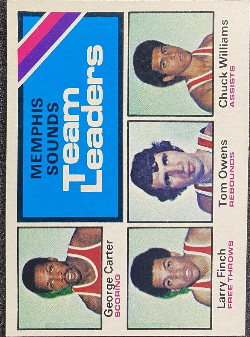 Memphis Sounds Team Leaders (George Carter / Larry Finch / Tom Owens / Chuck Williams) #281