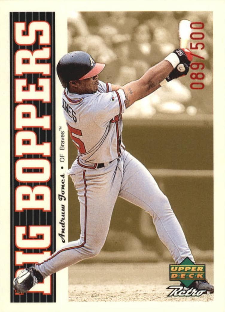 Andruw Jones 1998 upper-deck Upper Deck Retro