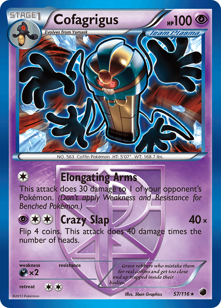 Cofagrigus 2013 Pokemon Plasma Freeze