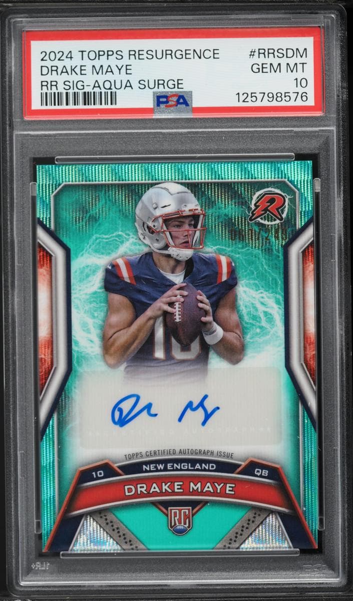 Drake Maye 2024 topps Topps Resurgence