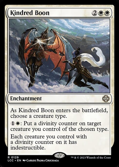 Kindred Boon 2023 Magic: The Gathering Lost Caverns of Ixalan Commander