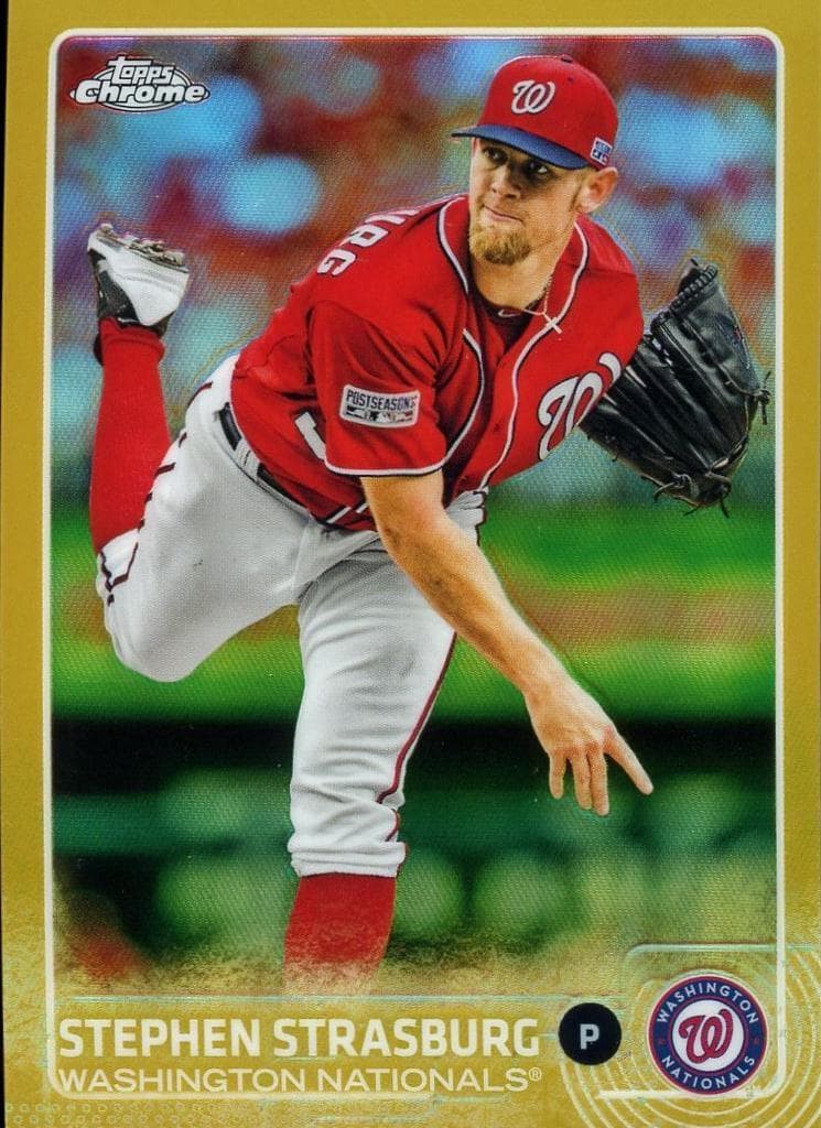 Stephen Strasburg 2015 topps Topps Chrome