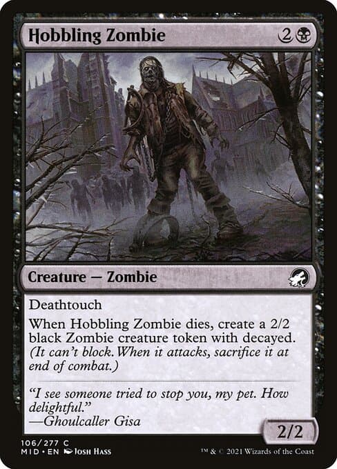 Hobbling Zombie 2022 Magic: The Gathering Innistrad: Double Feature